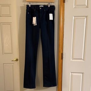 PAIGE Dark Blue Boot Cut Women's Jeans